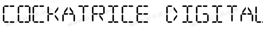 Cockatrice Digital字体转换